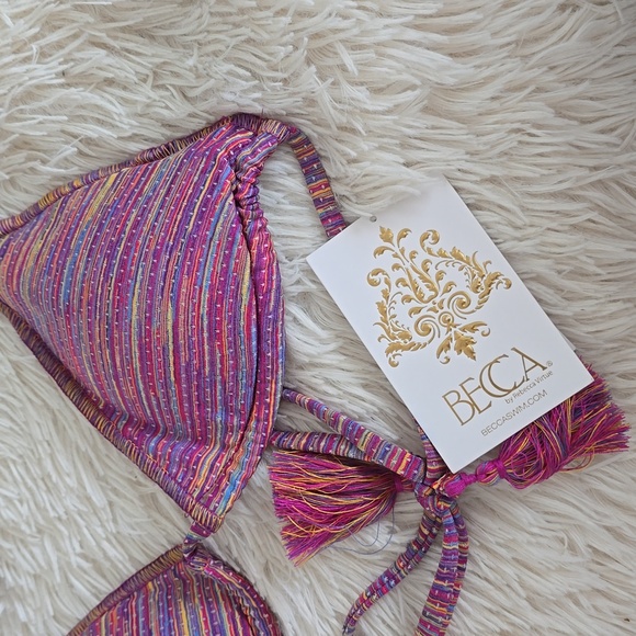 NWT Becca by Rebecca Virtue Mosaic Emily top - Picture 3 of 7